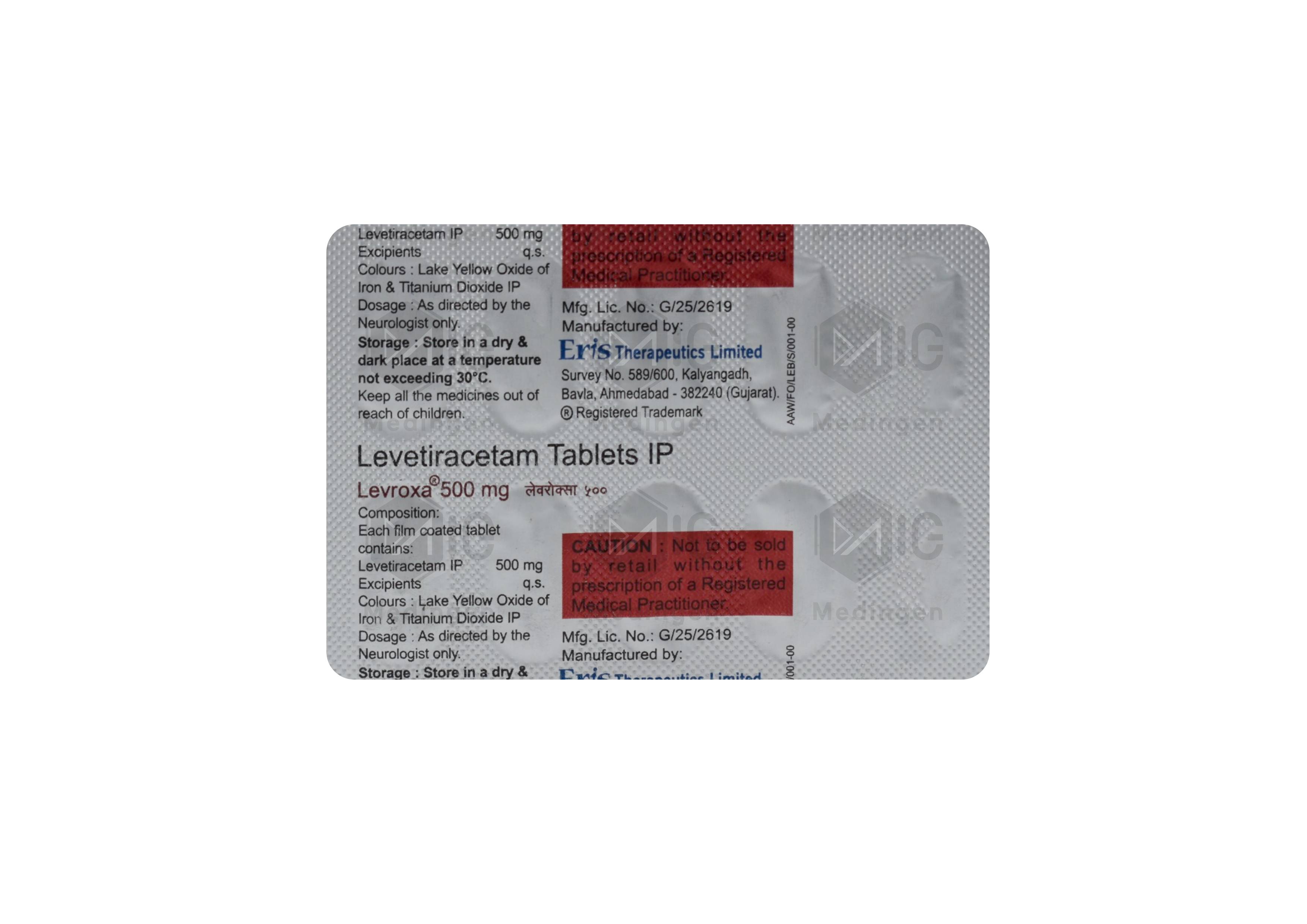 LEVROXA 500MG